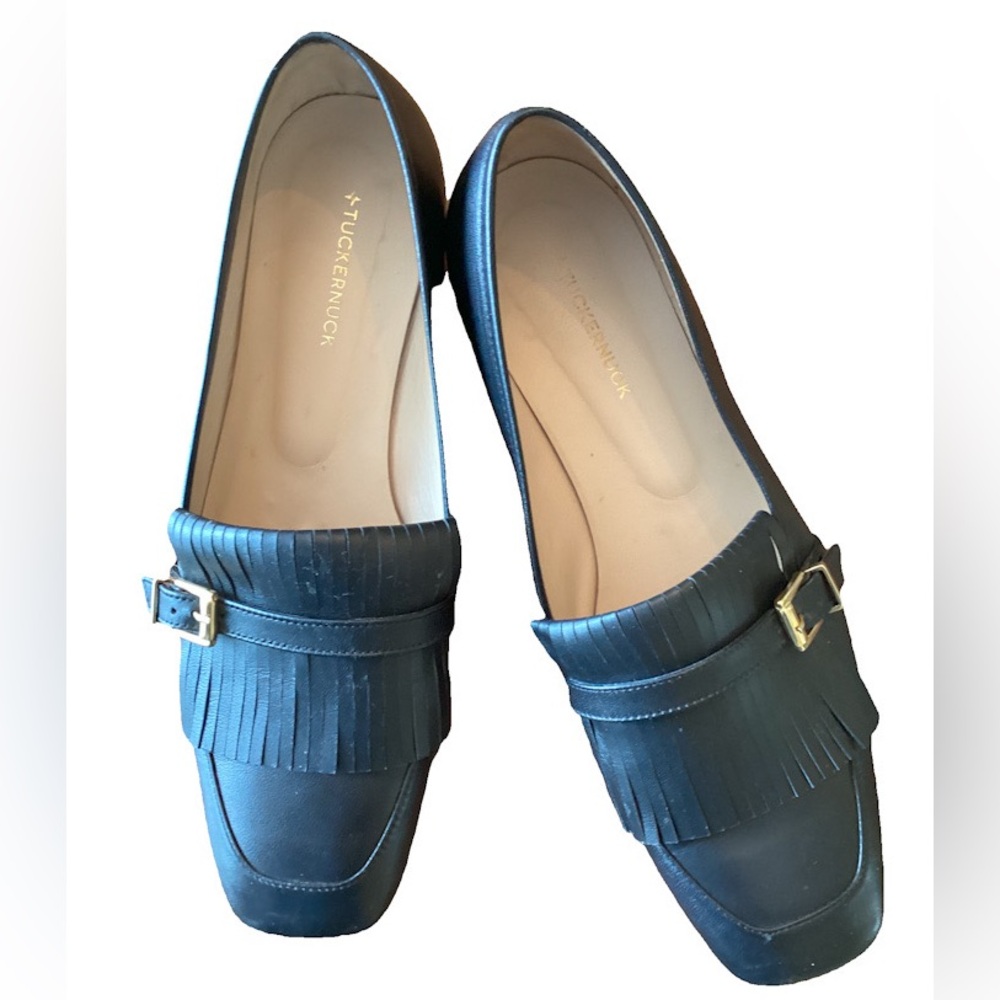 Tuckernuck Lily Kiltie Women's Black Loafers